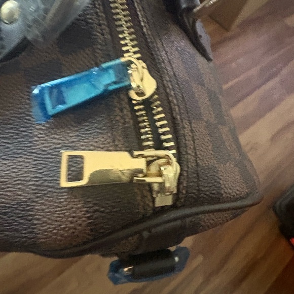 Checkered Brown Tote Bag - Picture 7 of 17